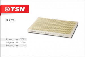 Фильтр салона 9731 TSN