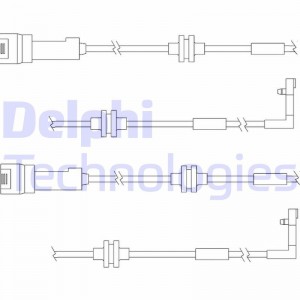 Сигнализатор, износ тормозных колодок LZ0146 DELPHI