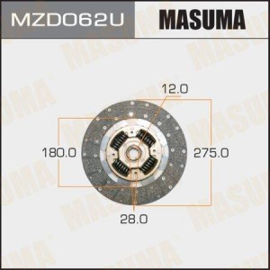 Диск сцепления MZD062U MASUMA