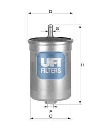 Топливный фильтр 31.570.00 UFI