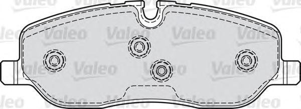 Комплект тормозных колодок, диско 598741 VALEO PHC