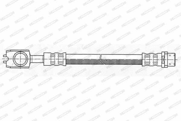 Тормозной шланг FHY2458 FERODO