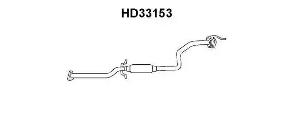 Предглушитель выхлопных газов HD33153 VENEPORTE