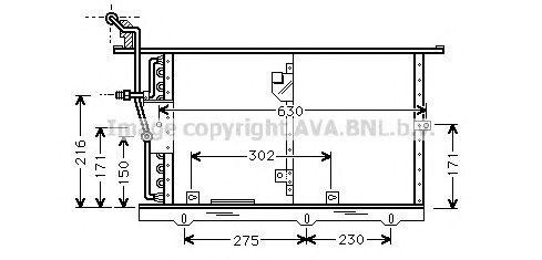Конденсатор, кондиционер MS5244 AVA