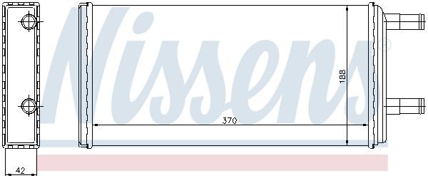 Конденсатор, кондиционер 94364 NISSENS
