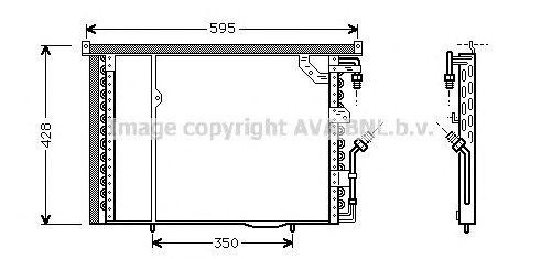 Конденсатор, кондиционер MS5195 AVA