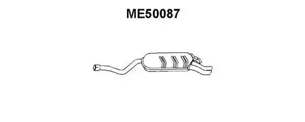 Глушитель выхлопных газов конечный ME50087 VENEPORTE