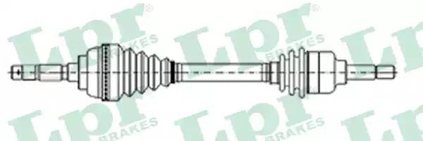 Приводной вал DS21063 LPR