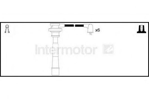 Ккомплект проводов зажигания 76043 STANDARD