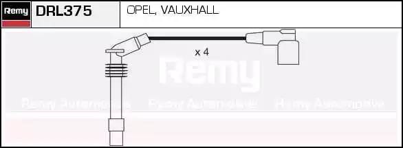 Ккомплект проводов зажигания DRL375 DELCO REMY