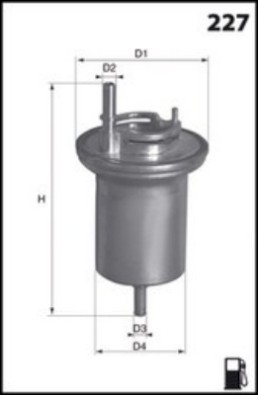 Топливный фильтр ELE6063 MECAFILTER