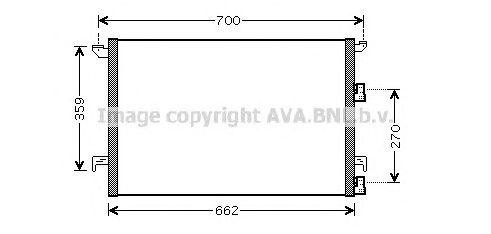 Конденсатор, кондиционер SBA5058 AVA