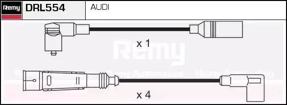 Ккомплект проводов зажигания DRL554 DELCO REMY