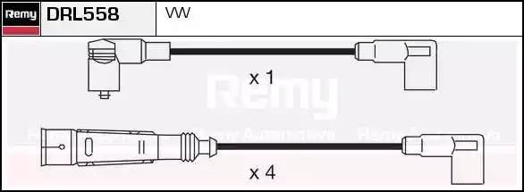Ккомплект проводов зажигания DRL558 DELCO REMY