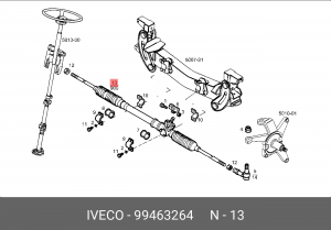Рулевой механизм 99463264 IVECO