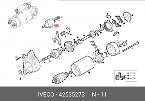 Реле, стартер 42535273 IVECO
