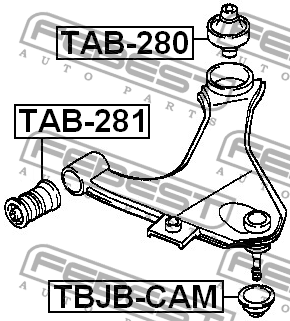 Пыльник шаровой опоры TBJB-CAM FEBEST