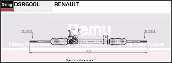 Рулевой механизм DSR600L DELCO REMY