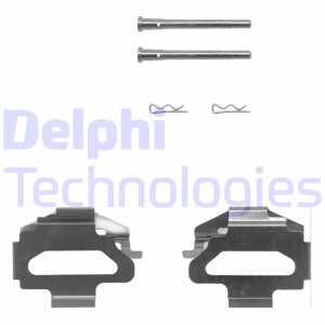 Комплектующие, колодки дискового тормоза LX0150 DELPHI