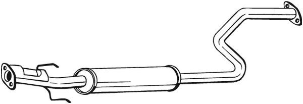 Средний глушитель выхлопных газов 283-193 BOSAL