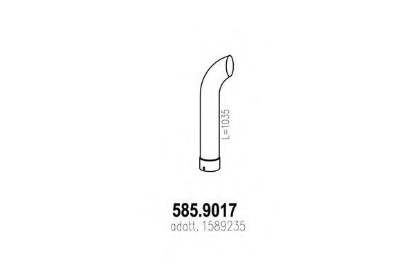 Выпускной трубопровод 5859017 ASSO