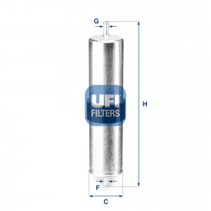 Топливный фильтр 31.838.00 UFI
