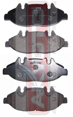Колодки тормозные дисковые AKD-0406 AKYOTO