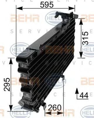 Конденсатор, кондиционер 8FC 351 037-441 HELLA
