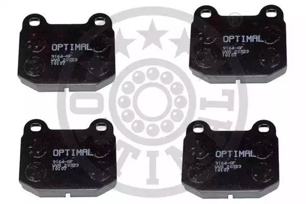 Комплект тормозных колодок, диско 9164 OPTIMAL