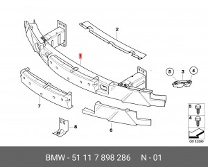 Деталь 51 11 7 898 286 BMW