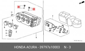 Лампа 39797S10003 HONDA