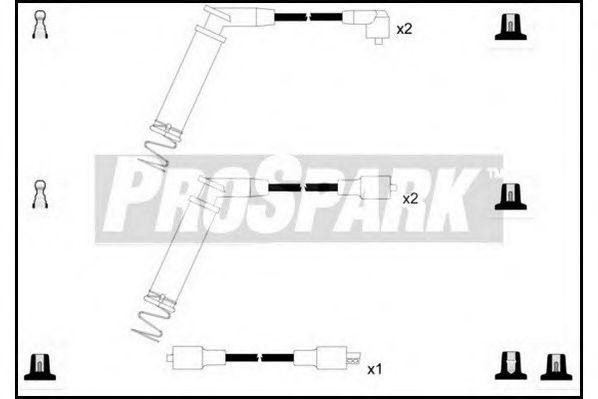 Ккомплект проводов зажигания OES458 STANDARD
