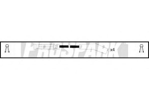 Ккомплект проводов зажигания OES770 STANDARD