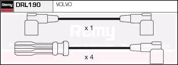 Ккомплект проводов зажигания DRL190 DELCO REMY