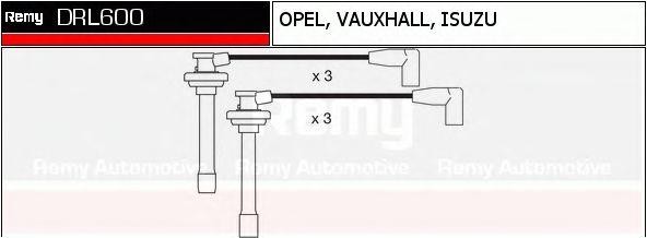 Ккомплект проводов зажигания DRL600 DELCO REMY
