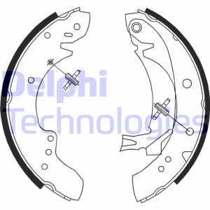 Комплект тормозных колодок LS1712 DELPHI