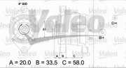Генератор 437207 VALEO PHC