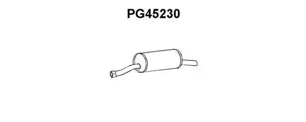 Предглушитель выхлопных газов PG45230 VENEPORTE