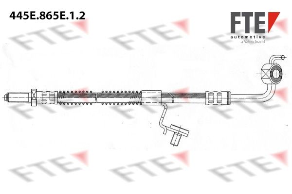 Тормозной шланг 445E865E12 FTE