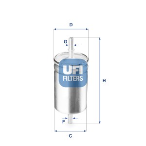 Топливный фильтр 31.722.00 UFI