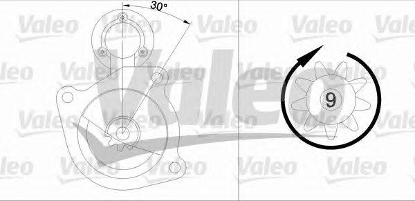 Стартер 455618 VALEO PHC