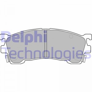 Комплект тормозных колодок, диско LP1518 DELPHI