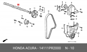 Распредвал 14111PR2000 HONDA