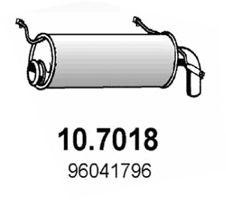 Глушитель выхлопных газов конечный 107018 ASSO