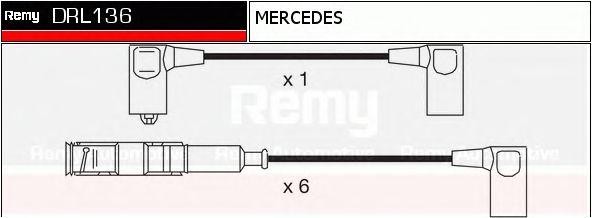 Ккомплект проводов зажигания DRL136 DELCO REMY
