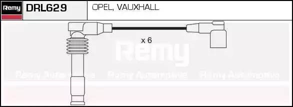Ккомплект проводов зажигания DRL629 DELCO REMY