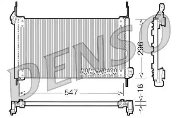 Конденсатор, кондиционер DCN09016 DENSO