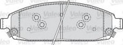 Комплект тормозных колодок, диско 598872 VALEO PHC