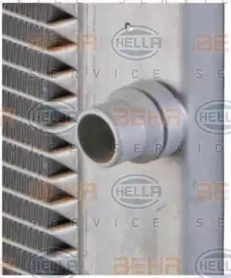 Радиатор, охлаждение двигател 8MK376729511 HELLA