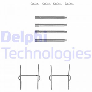 Комплектующие, колодки дискового тормоза LX0154 DELPHI